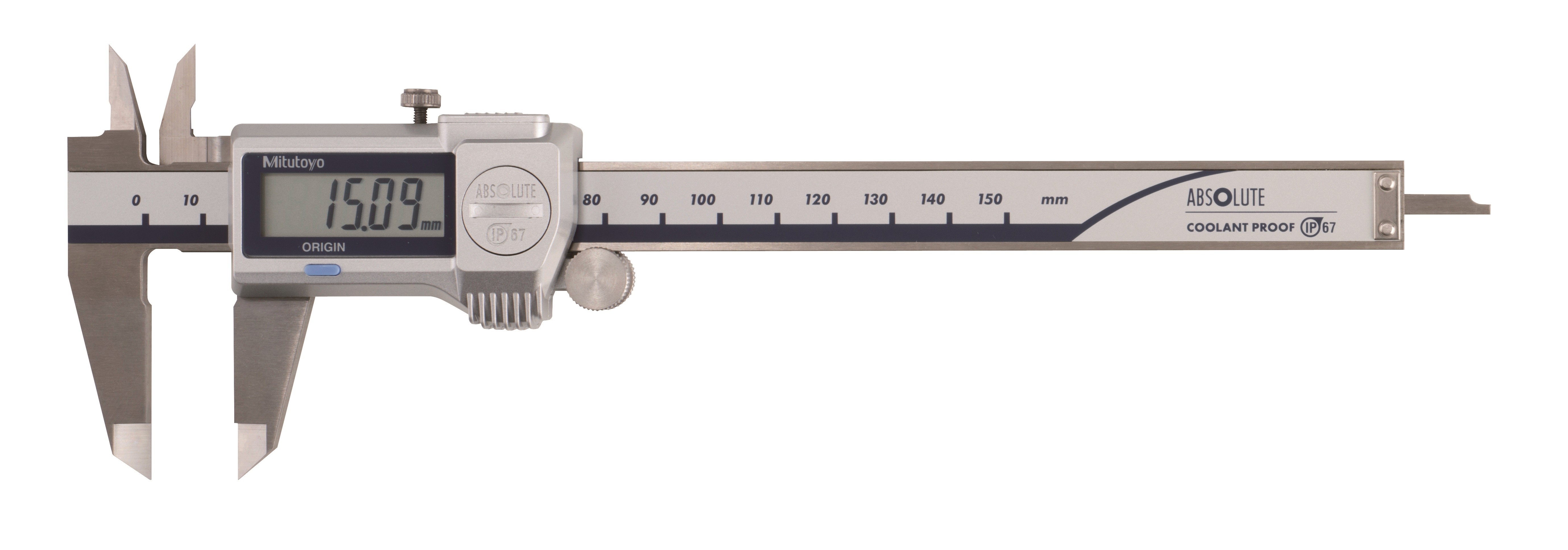 Mitutoyo Digimatic caliper with ABSOLUTE and IP67 rating